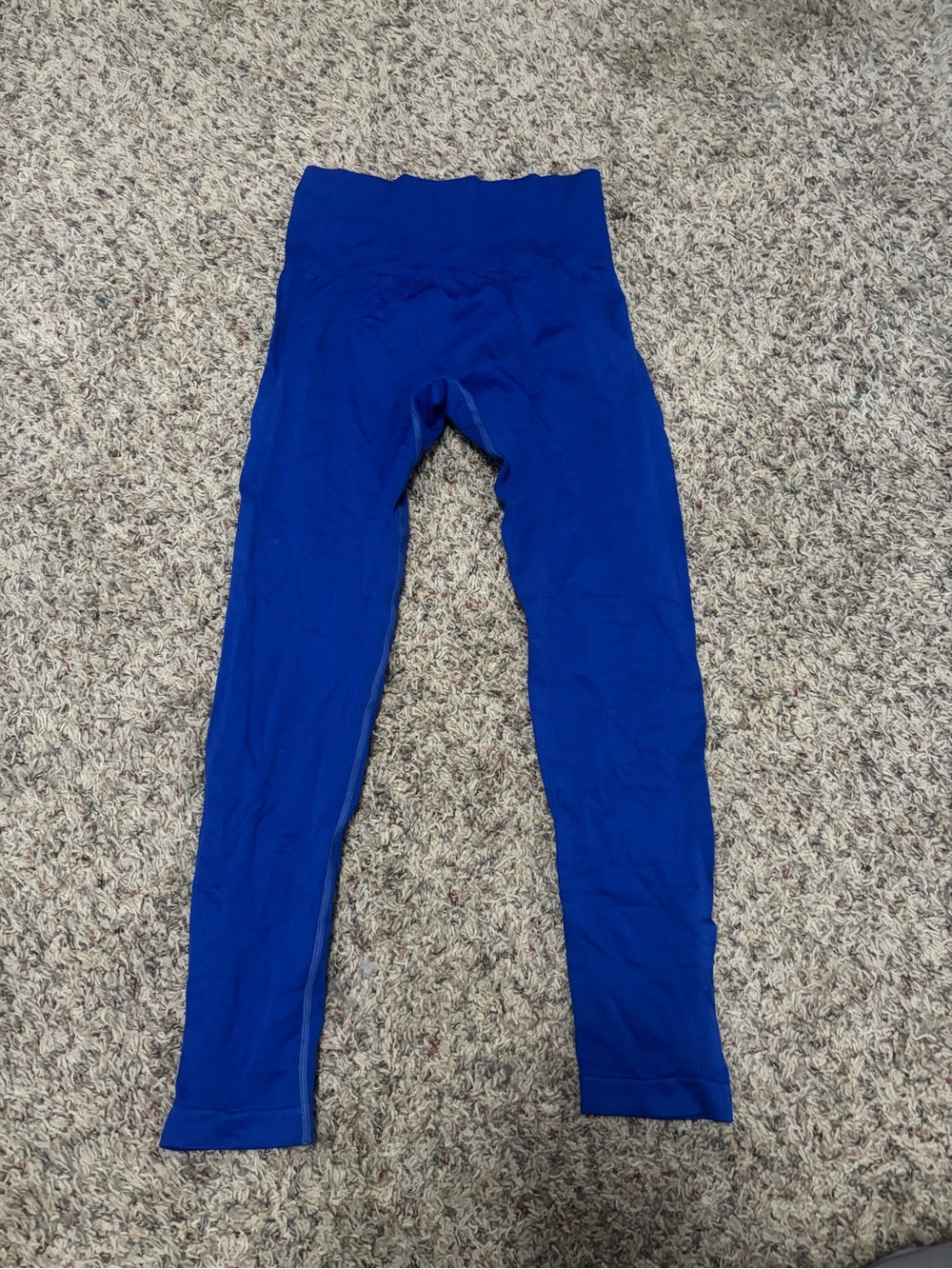 Women's Unbranded Royal Blue Seamless High-Waisted Leggings - Picture 3 of 5